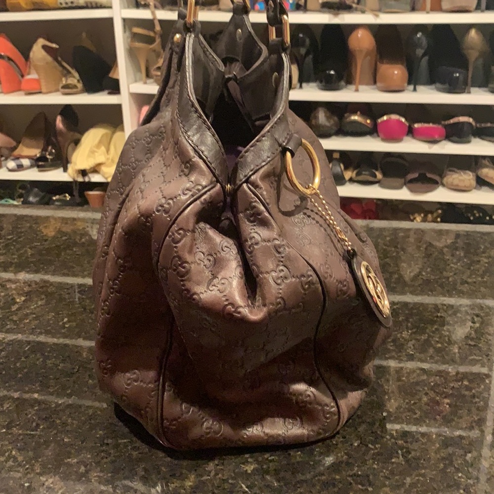 GUCCI Sukey Tote Guccissima Leather XL bag - Picture 4 of 14